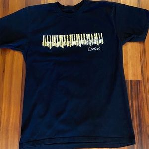 Cursive band 2015 Ugly Organ Reissue tour tee size medium